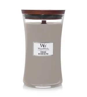WoodWick Fireside scented candle with wooden wick 609.5 g