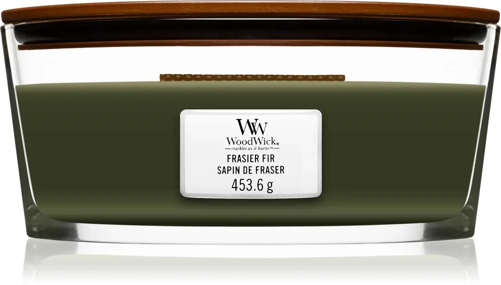Frasier Fir scented candle with wooden wick 453.6 g 453,6 g
