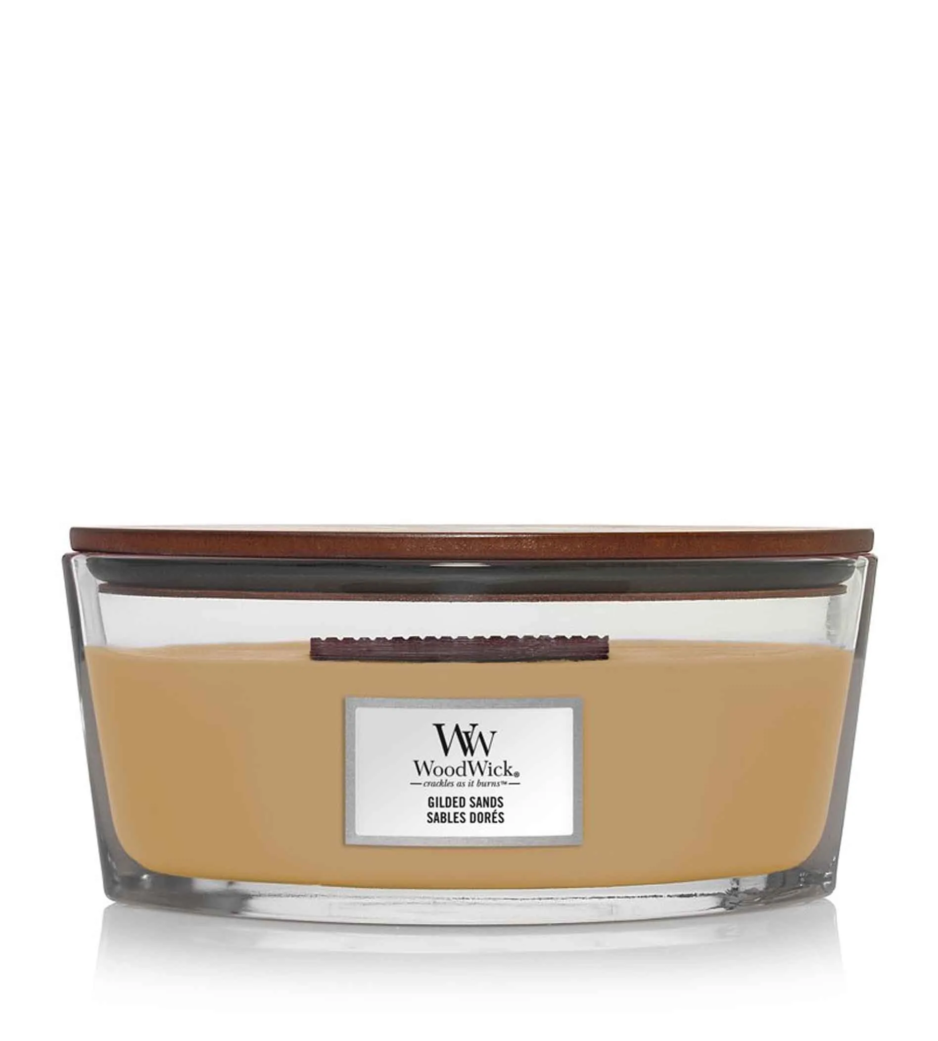 Gilded Sands scented candle with wooden wick 453.6 g 453,6 g