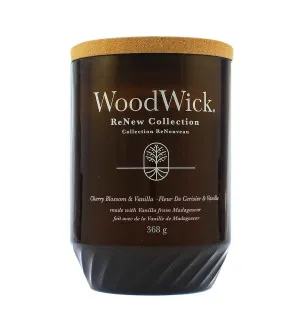 WoodWick ReNew Cherry Blossom & Vanilla large candle 368 g