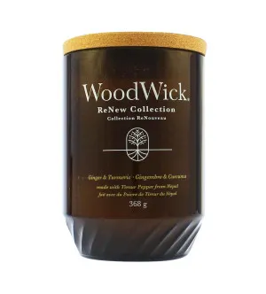 WoodWick ReNew Ginger & Turmeric large candle 368 g