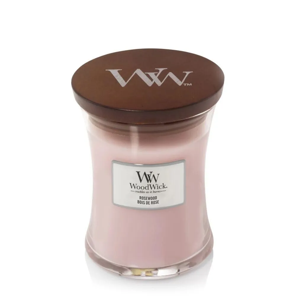 Rosewood scented candle with wooden wick 275 g