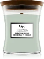 Sagewood & Seagrass scented candle with wooden wick 275 g