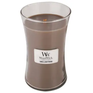 WoodWick Sand & Driftwood scented candle with a wooden wick 609.5 g