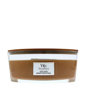 WoodWick Santal Myrrh scented candle with a wooden wick 453.6 g