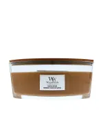 WoodWick Santal Myrrh scented candle with a wooden wick 453.6 g
