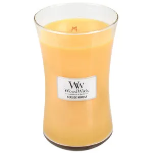 WoodWick Seaside Mimosa scented candle with wooden wick 609.5 g