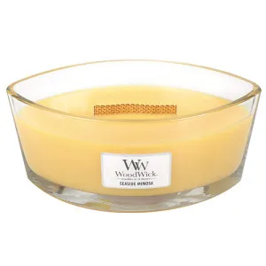 WoodWick Seaside Mimosa scented candle with wooden wick 453.6 g