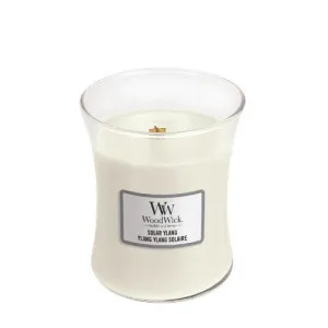 WoodWick Solar Ylang scented candle with a wooden wick unisex