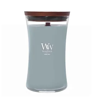 WoodWick Terra Haze scented candle with a wooden wick unisex