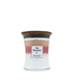 Trilogy Blooming Orchard scented candle with wooden wick 275 g