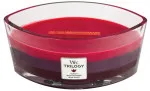 WoodWick Trilogy Sun Ripened Berries scented candle with a wooden wick 453.6 g