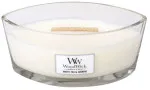 WoodWick White Tea & Jasmine scented candle with wooden wick 453.6 g