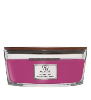 WoodWick Wild Berry & Beets scented candle with wooden wick 453.6 g