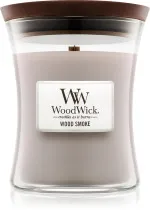 Wood Smoke scented candle with a wooden wick 275 g
