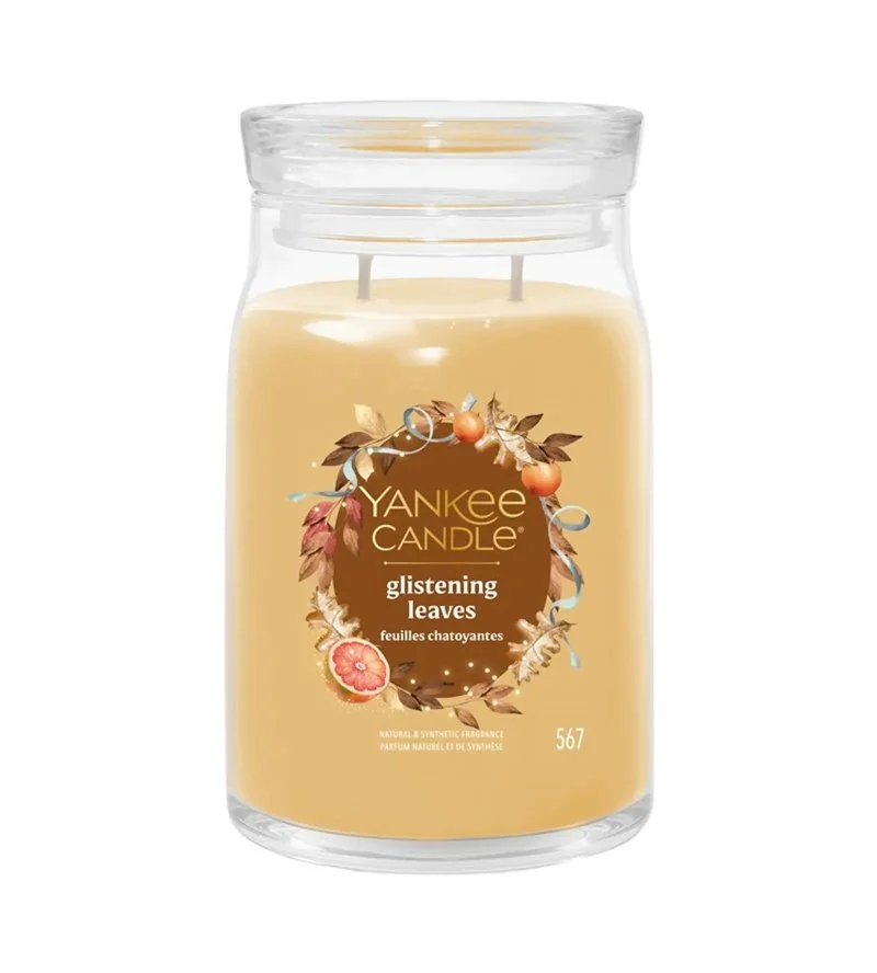 Glistening Leaves Signature Large Candle 567 g
