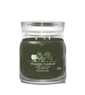 Yankee Candle Silver Sage & Pine Signature Medium Candle 368 g