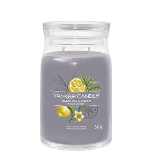 Yankee Candle Black Tea & Lemon Signature Large Candle 567 g