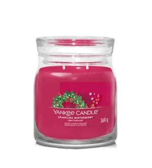 Yankee Candle Sparkling Winterberry Signature Medium Candle 368 g
