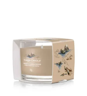 Yankee Candle Amber & Sandalwood votive candle in glass 37 g