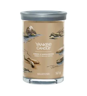Yankee Candle Amber & Sandalwood Signature Tumbler Large 567g