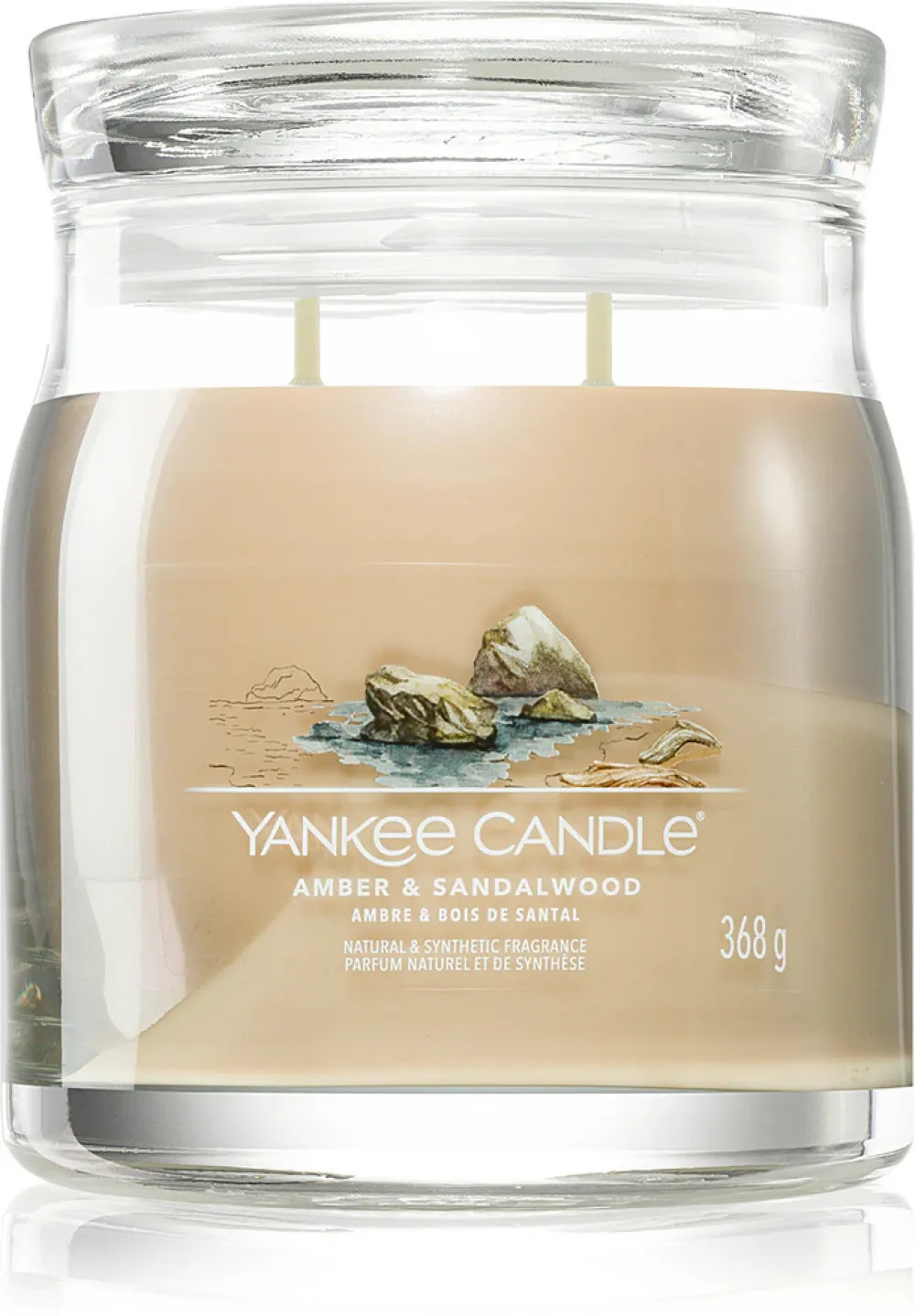 Amber & Sandalwood Signature Large Candle 567 g