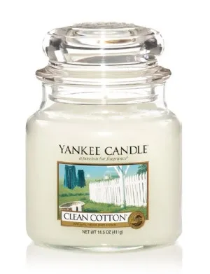 Yankee Candle Clean Cotton scented candle 411 g