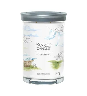 Yankee Candle Clean Cotton signature tumbler large 567 g