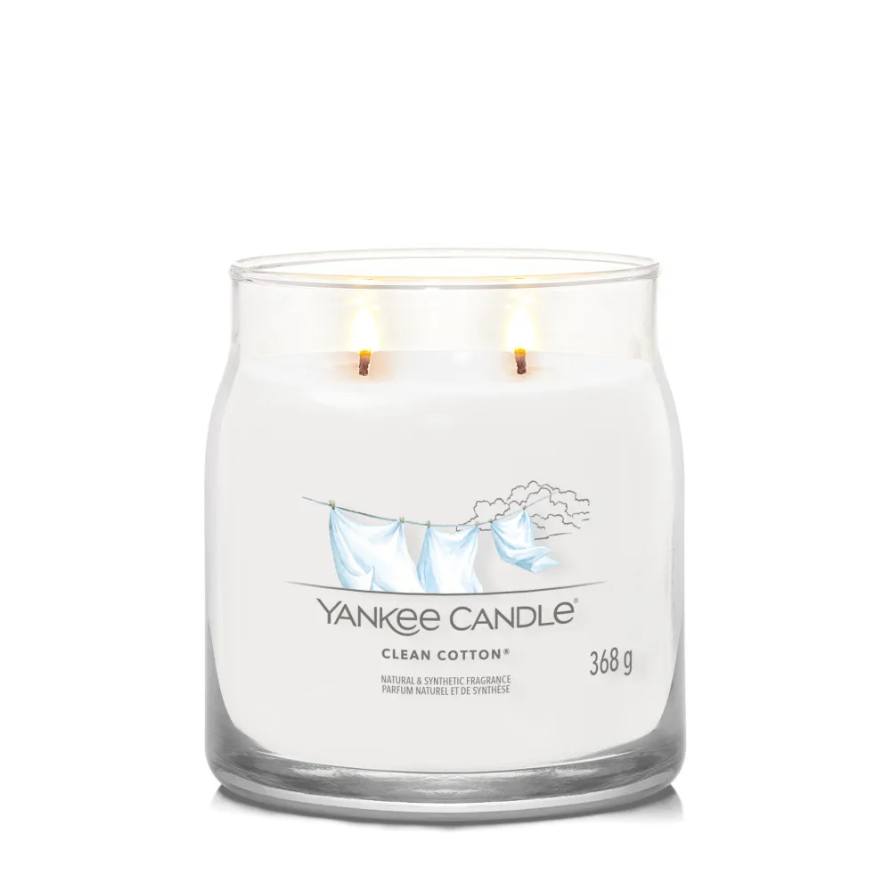 Clean Cotton Signature Medium Candle 368 g
