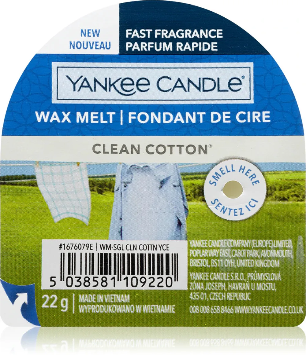 Clean Cotton scented wax 22 g
