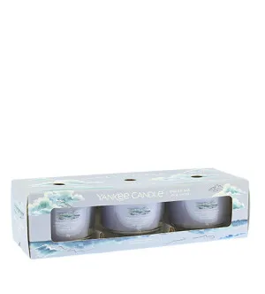 Yankee Candle Ocean Air votive candle in glass 3 x 37 g