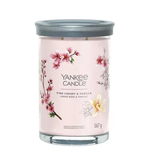 Yankee Candle Pink Cherry & Vanilla signature tumbler large 567 g