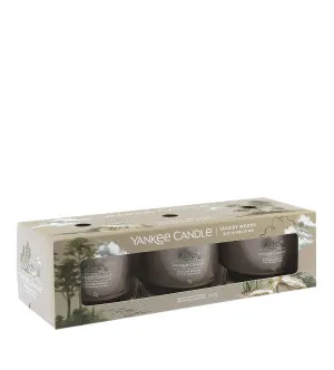 Yankee Candle Seaside Woods votive candle in glass 3 x 37 g