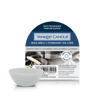 Yankee Candle Smoked Vanilla & Cashmere scented wax 22 g
