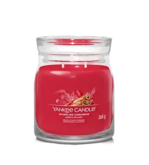Yankee Candle Sparkling Cinnamon signature candle medium 368 g