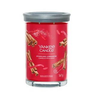 Yankee Candle Sparkling Cinnamon signature tumbler large 567 g