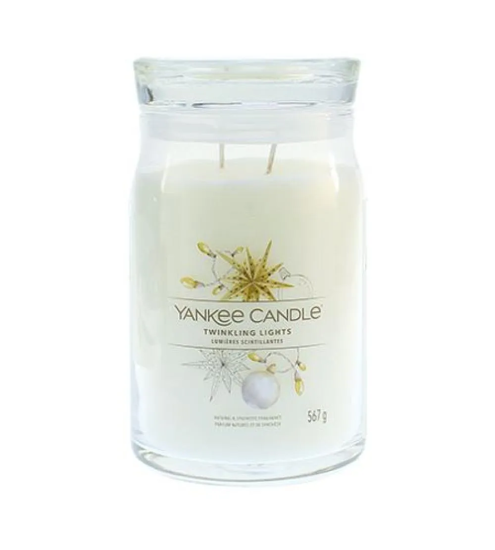 Twinkling Lights Signature Large Candle 567 g