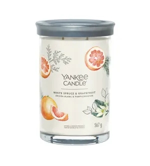 Yankee Candle White Spruce & Grapefruit signature tumbler large 567 g