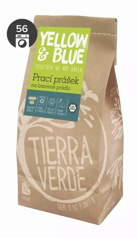 Tierra Verde Washing powder for coloured laundry (paper bag 850 g)