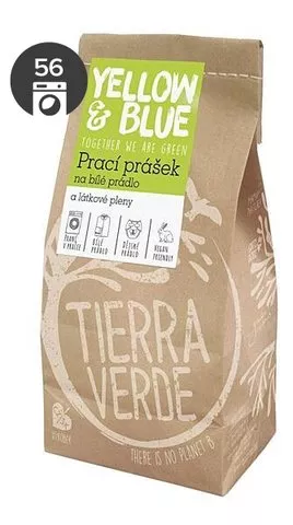 Tierra Verde Washing powder for white linen and cloth diapers - INNOVATION (paper bag 850 g)