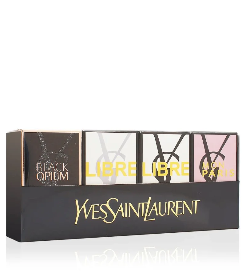 Miniatures Gift Set Opium 7.5 ml + Paris Eau de Parfum 7.5 ml + Black Opium Eau de Parfum 7.5 ml + Mon Paris Eau de Parfum for Women