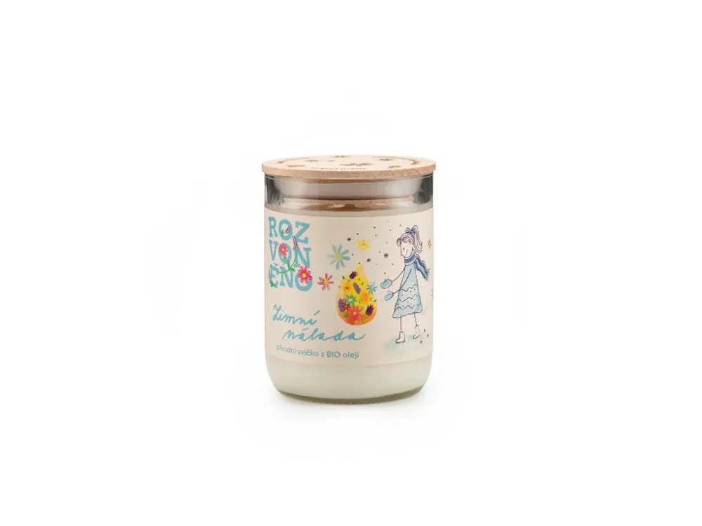 Rozvoněno WINTER HOPE - natural candle with BIO orange, cloves and cinnamon, 300 ml