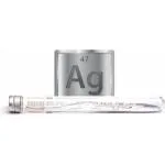 Nano-b Toothbrush with silver translucent - medium