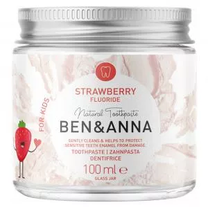 Ben & Anna Fluoride toothpaste for children with strawberry flavour 100 ml