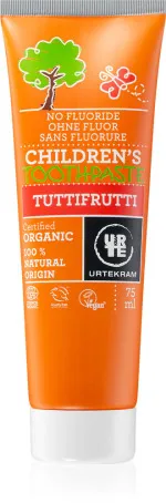 Urtekram Toothpaste tutti frutti 75ml BIO, VEG