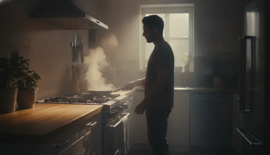 Aerosol indoor pollution also occurs during cooking