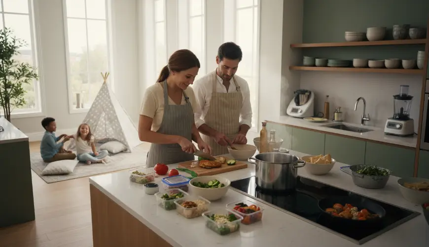 Batch cooking, or a week's worth of meals in 3 hours