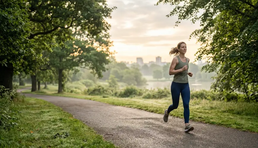 # Running as Meditation in Motion for a Calmer Mind