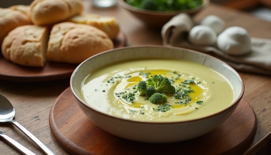 Broccoli Cream Soup That Satisfies and Tastes Great