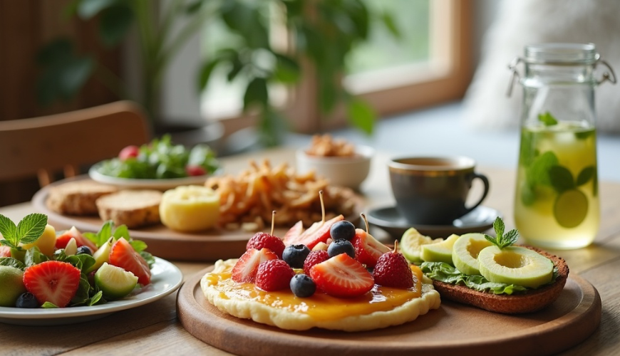 You can easily manage brunch at home by combining sweet, savory, and one warm item that fills you up